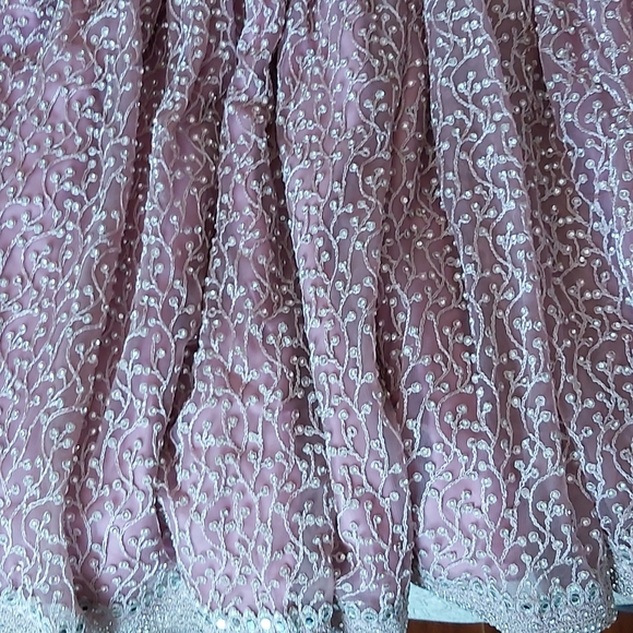 Sharara Set In Blush Pink colour - Picture 6 of 6